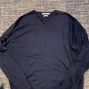 Men’s Peter Millar XL Navy cashmere blend sweater